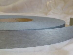22mm Brushed Aluminium Iron On Melamine Veneer Edging