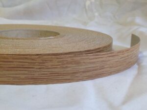22mm Natural Oak Iron On Melamine Veneer Edging