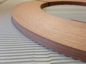 22mm x 1mm Sapele (Mahogany) Unglued Thick Wood Veneer Edging