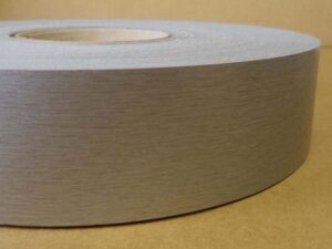 48mm Brushed Aluminium Iron On Melamine Veneer Edging
