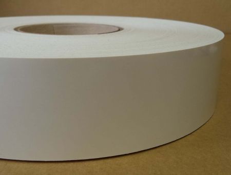 48mm White Gloss Iron On Melamine Veneer Edging